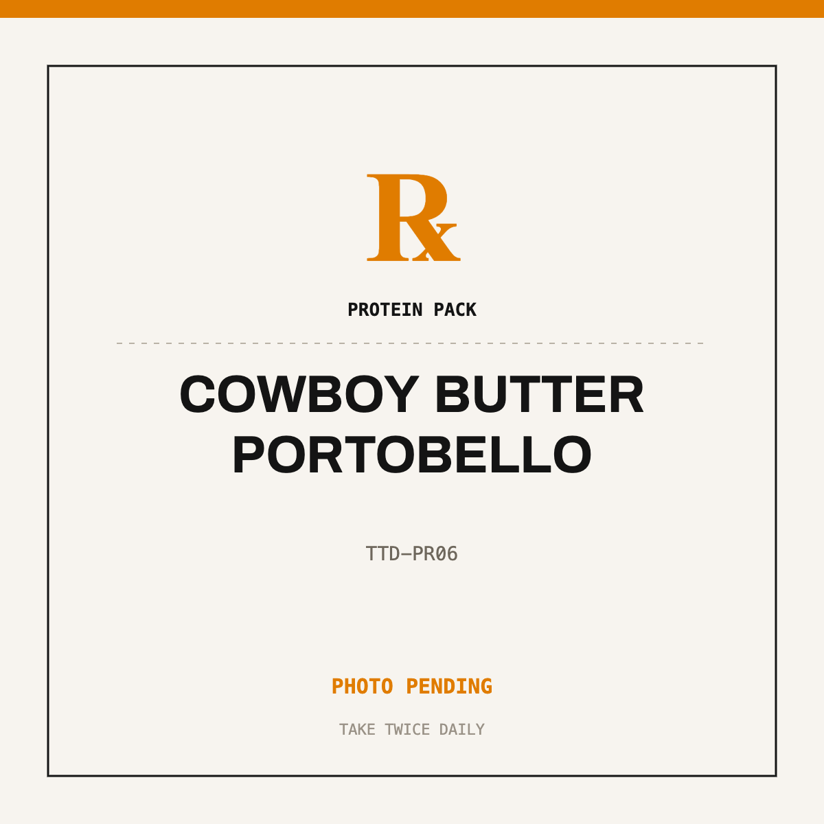 Cowboy Butter Portobello — photo pending