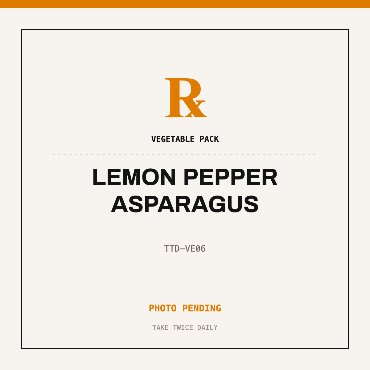 Lemon Pepper Asparagus — photo pending