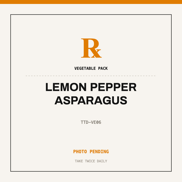 Lemon Pepper Asparagus — photo pending