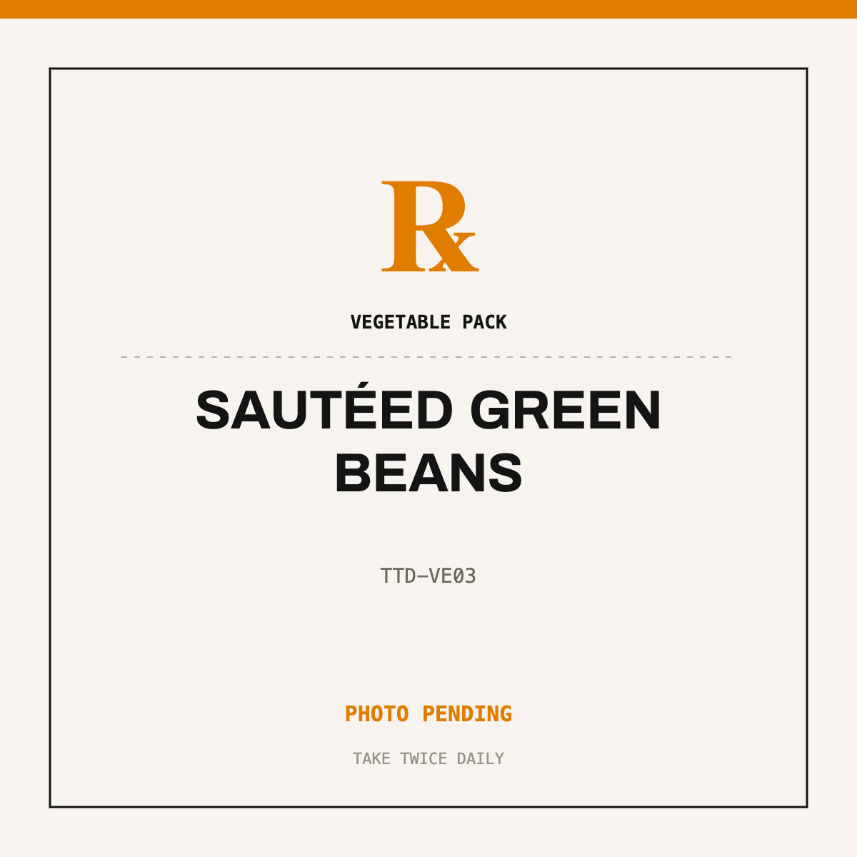 Sautéed Green Beans — photo pending